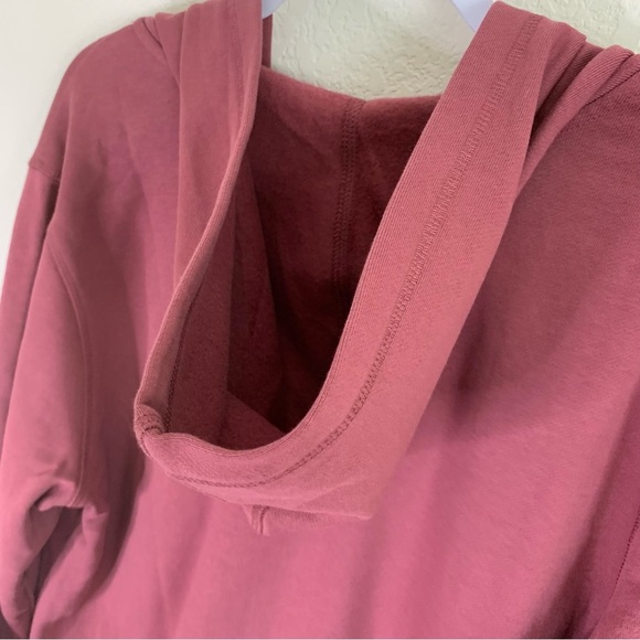 Pact Womens mauve brushed full zip fleece hoodie XL - Picture 9 of 9